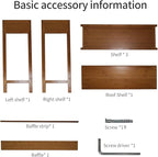 Bamboo Shoe Rack Organizer, 4 Tier Shoe Shelf Storage Organizer, for Entryway, Hallway, and Closet (Brown-31.5)