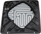 TRQ Right Upper Mirror Glass Heated Convex Snap-On Compatible with 2013-2014 Ford F-150 Passenger Side FO1325150