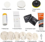 14 Polishing Headlight Restoration Kit and Restoration, Headlight Restoration Kit for Car and Motorcycle, Car Headlight Cleaner, Brings Headlights Back to Like New