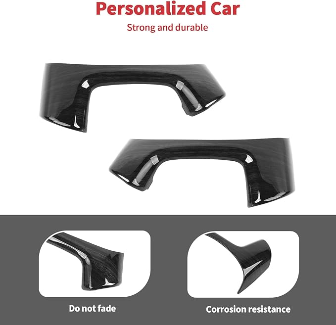 Linskip Steering Wheel Trim Covers Compatible with Avalanche/Suburban/Tahoe/Traverse/Silverado 1500 2500HD 3500HD & Yukon/Sierra & Cadillac Escalade 2007-2013 Dark Wood Grain Interior Accessories