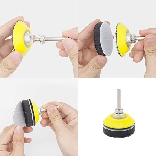 199 Pieces 2 Inch Sanding Disc, GOH DODD Hook and Loop Sanding Pads 60 to 10000 Grit Drill Sanding Attachment Wet Dry Sandpap