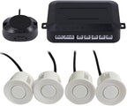Car Reverse Backup Parking Sensor Radar System, Buzzer Beeps, Detection Distance:30~150CM, Waterproof Sensors (22mm Diameter 