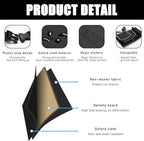 Car Trunk Organizer, Oxford Backseat Storage Bag with 4 Pockets, Waterproof Adjustable Large Capacity Hanging