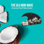ulu Lagoon Hanging Car Air Freshener | Tropical Beach Coconut Surf Wax Scent Mini Wave | Long Lasting Car Freshener, Closet a