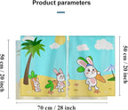 Car Sun Shade for Baby - EOHMAK Car Side Window Sun Shade Cover Upgrade Double Opening Car Interior Curtain Sun Blocker Blind (Beach, 2 Pack)