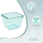Kitchen Desk Drawer Organizers Storage for Office, Small Acrylic Vanity Trays Makeup Organizer for Drawer Bathroom Plastic Ma