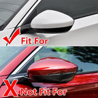 2pc Carbon Fiber Color Replacement Replace substitute displace Type Rearview Mirrors Cover Fit for Honda Accord 2018 2019 2020 2021 2022 2023 2024 2025