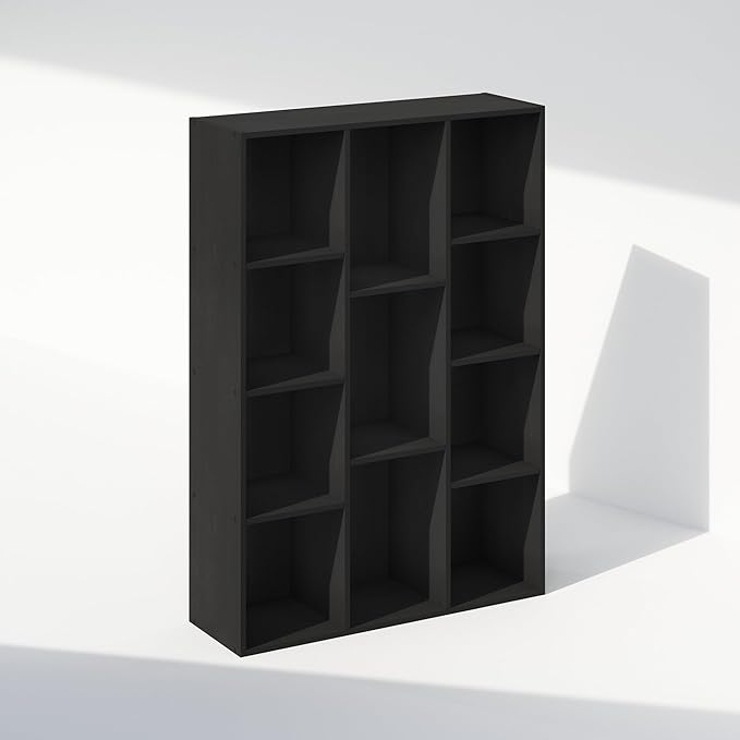 Furinno Reed Closet Organizers and Storage, 11-Cube Closet Organizer, Open Shelf Closet Storage, for Wardrobe, Bedroom, Livin