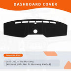 KEYOOG Dashboard Cover Dash Mat Fit for Fo-rd Mustang 2023-2015 (Not Fit Mustang Mach-E),Car Dash Board Mat Anti-Glare Carpet