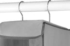 Whitmor Hanging Shoe Shelves - 8 Section - Closet Organizer - Grey