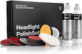 KOCHCHEMIE - Headlight Polish Set - Revive and Polish Foggy, Yellowed, and Matte Acrylic Glass Headlights - All-in-One-Kit
