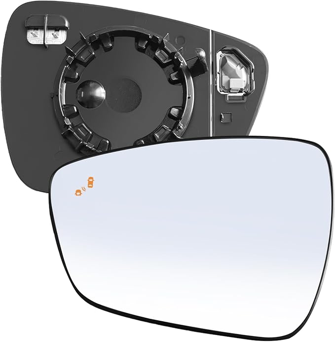 Driver Side Mirror Glass Replacement for Ford Escape 2020-2025, with Heated/Blind Spot Detection, without Auto Dimming, Repla
