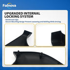 Right Rearview Mirror Cover Bracket, Compatible with Tesla Model Y 2020-2026, Side Mirror Base Cover Replacement Part, Suitable for Tesla Model Y Accessories（Black）