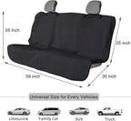 Back Seat Cover Waterpoof Rear Bench Towel Seat Cover for Gym Swimming Surfing Running, Non-Slip Rear Seat Protector Universa