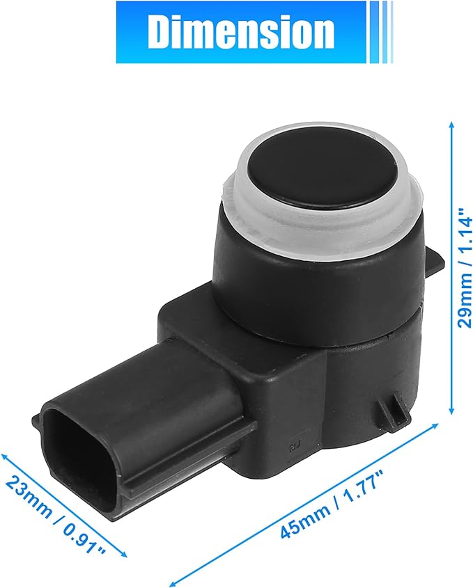 X AUTOHAUX 4pcs PDC Parking Assist Sensor Reverse Backup Parking Sensor for Dodge Journey for Ram 1500 2500 3500 for Jeep for Chrysler 1EW63TZZAA