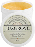 LUXGROVE® Leather & Furniture Repair Salve- Polisher, Moisturizer, and Restorer for Couches and Furniture - Conditioner for L