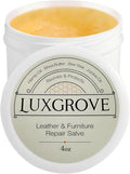 LUXGROVE® Leather & Furniture Repair Salve- Polisher, Leather Cleaner & Conditioner to Soften, Protect & Restore Leathercraft