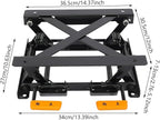 Car Seats Height Adjuster, Seat Lifting Base, Car Seat Lift Rack for RVs, Commercial Vehicles(Lift Range 2.76-5.12in)