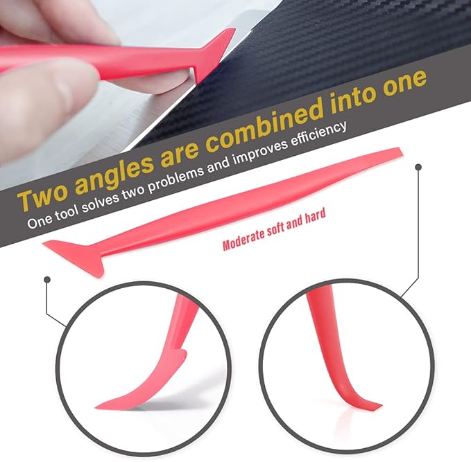 NEWISHTOOL Car Window Tint Tools Kit Vinyl Wrap Tool Kits Window Tinting Squeegee Vehicle PPF Installation Kit Automotive Window Film Tinting Kit Car Wrap Kits Shank Squeegee Tint Windows for Car Kit