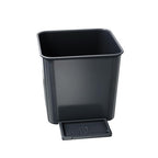 Car Trash Can for Vehicles Leakproof Compact Garbage Bin w/Stability Flap, Anti-Slip Base, Portable Trash Holder for Cars, Trucks, SUVs, Minivans (Gray, Small)