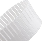 JOIKIT 64 Pack White Plastic DIY Grid Drawer Dividers, Adjustable Drawer Divider Organizer, Household Storage Makeup Socks Un