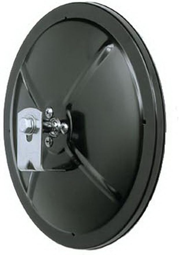 CIPA 48850 Black Round Convex Mirror