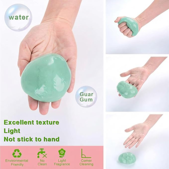 ASFSKY Car Cleaning Gel (5 Pack) Cleaning Putty Universal Dust Cleaning Car Interior Cleaner Keyboard Dust Remover Car Slime 
