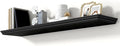 Axeman 48 Inch Floating Shelves for Wall, 9.3" Deep Crown Molding Wood Display Shelf with Heavy Duty Invisible Brackets for L