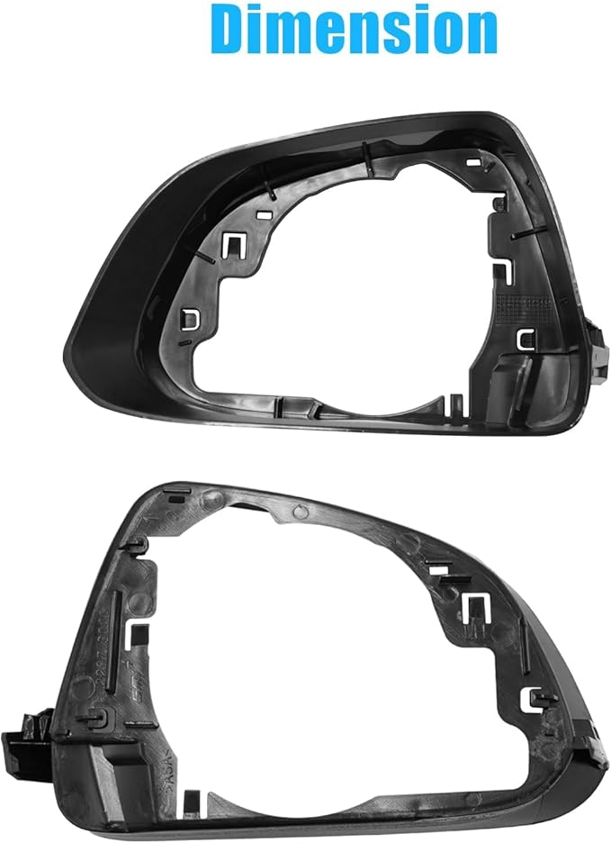 Jaronx Compatible with Tesla Model 3 Side Mirror Cover Housing 2017 2018 2019 2020 2021 2022 2023 2024 2025, Left Driver Door Wing Rearview Mirror Frame Cover Replacement for Tesla Model 3 Accessories