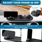 Multifunction Car Anti-Slip Mat, Car Dashboard Mobile Phone Holder, Anti Slip Mat Phone Holder and Temporary Parking Number P