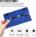 LAINLOY 20PCS Car Radio Removal Tool Kit, Professional Tooling Car Audio Stereo CD Player Removal Key Kit, Universal Radio Re