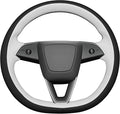 MEWANT DIY Stitching 3D Style Steering Wheel Cover Wrap for Tesla Model 3 Highland 2023-2025/Model Y 2025 Highland for Tesla Model 3/Model Y Accessories(3D Style)