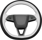 MEWANT DIY Stitching 3D Style Steering Wheel Cover Wrap for Tesla Model 3 Highland 2023-2025/Model Y 2025 Highland for Tesla Model 3/Model Y Accessories(3D Style)