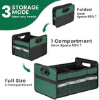 Car Trunk Organizer, Car Storage Organizer, Collapsible Multi Compartment for Car, Suv, Sedan, Truck, 100L, Extra Larger