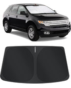 TINGLU Sun Shade for Ford Edge 2007-2014 Accessories Windshield Sun Shade Window Shade UV Rays Protection Sun Visor Cover with Steering Wheel Sunshade Storage Bag