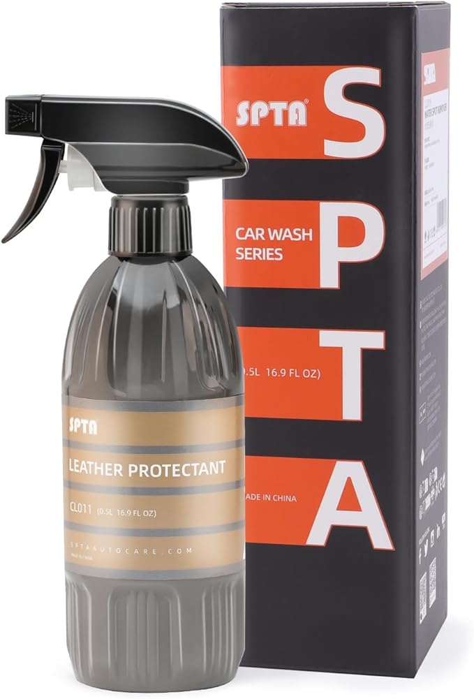 SPTA Leather Protectant, 16oz Leather Conditioner, Vinyl, and Plastic Interior Surfaces -for Car Interiors, Furniture, Appare