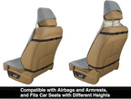 Waterproof Neoprene Car Seat Cover, Sweatproof Non-Slip Seat Protector, Universal Fit for Front Bucket or Rear Bench Seat of 