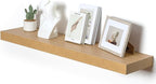 48 Inch Oak Floating Shelf | 12 Inch Deep Floating Shelves Set of 1 | 48" D x 12" D Rustic Wood Shelves for Wall | Deep Oak S