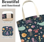 Car Trash Can, Cute Car Trash Bag, Hanging Car Organizer and Storage Bag, Trash Bin for Car Accessories, Vehicle, Travelling, Camping Cute Colorful Marine Animal