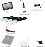 LCD Parking Sensor Kit - Displays Data on Original Screen, Easy Rear Installation, Compatible with All Camera Formats (AHD, C
