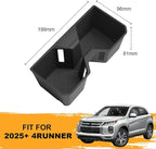Cup Holder Compatible with 2025 2026 Toyota 4Runner Accessories, Center Console TPE Cup Holder Inserts Middle Console Non-Sli