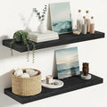 Vivelove 24 Inches Floating Shelves Wall Mounted, 10" Deep Wall Shelves for Bedroom, Bathroom, Living Room, Kitchen, Office, 