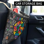 Car Trash Can, Cute Car Trash Bag, Hanging Car Organizer and Storage Bag, Trash Bin for Car Accessories, Vehicle, Travelling, Camping Business Idea Concept