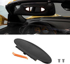 1Pcs Sun Visor Mirror Cover Replacement,Driver/Passenger Side Sunvisor Vanity Mirror Lid Caps Cover for Porsche 996/997-911 986/987 for Boxster for Cayman 1996-2010