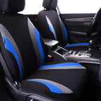 CAR PASS Line Rider Sporty Cloth 11PCS Universal Fit Car Seat Cover -100% Breathable with 5mm Composite Sponge Inside,Airbag 