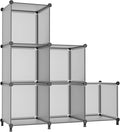 AWTATOS Cube Storage Organizer, Storage Cubes Shelves Bookshelf, 6 Cube Closet Organizers and Storage, DIY Stackable Plastic 
