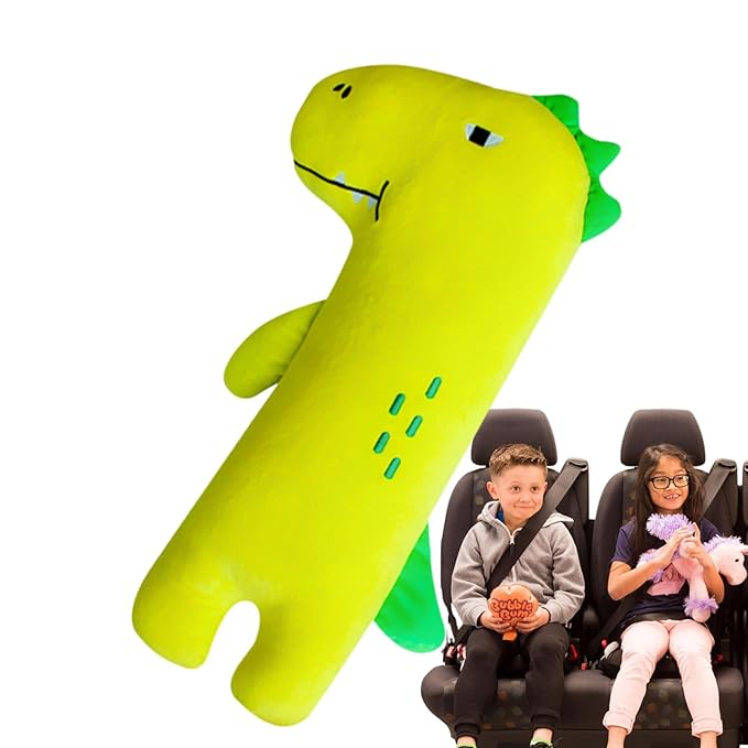 Children seat Belt Pillow Soft, Universal Seatbelt Pillow for Kids, Seat Belt Adjuster and Seatbelt Pillow for Kids Travel, for All Car Seats, Stroller, Pushcar (C)