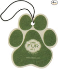 One Fur All Pet House Car Air Freshener - Bamboo Watermint Pack of 4 - Non-Toxic, Pet-Friendly Odor Eliminator For Small Spac