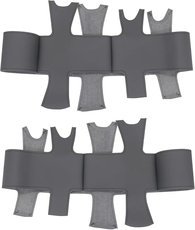 MEWANT DIY Black Smooth Artificial Leather Steering Wheel Cover for Chevy Silverado 1500 Astro Blazer C/K Kodiak S10