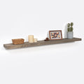 Solid Reclaimed Wood Floating Shelf 48inches Width and 8 inches Depth, Rustic Reclaimed Barnwood Wall Hanging Shelves with In